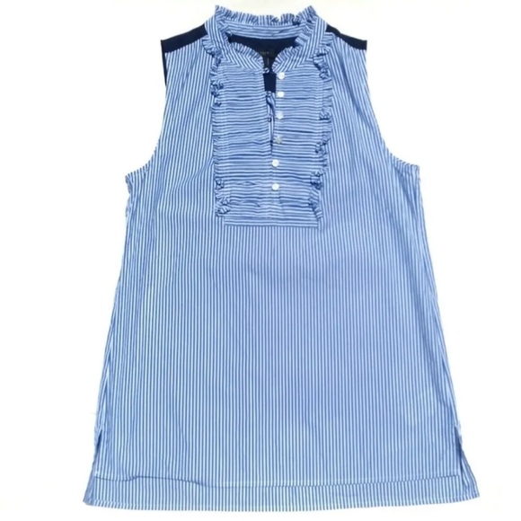 J. Crew Tops - J. Crew Bib Front Striped Tank